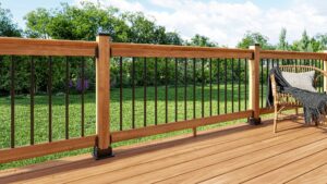 Prowood pressure-treated lumber used for a deck