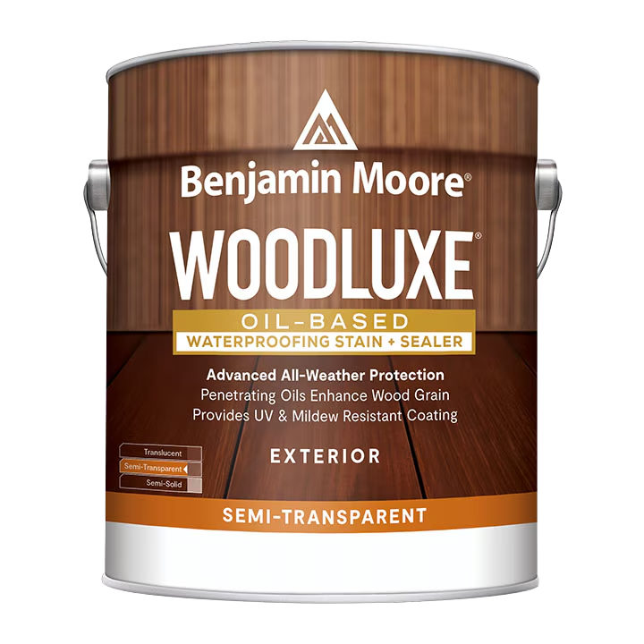 Benjamin Moore Woodluxe Oil-Based Waterproofing Stain & Sealer