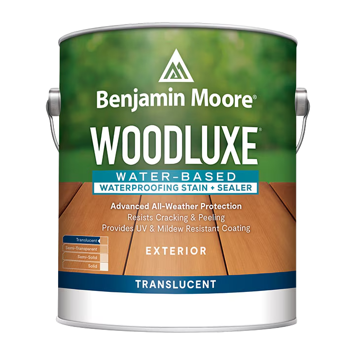Benjamin Moore Woodluxe Water-Based Exterior Stain & Sealer